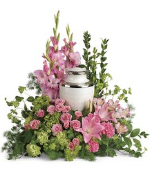 Sacred Solace Cremation Tribute from Scott's House of Flowers in Lawton, OK
